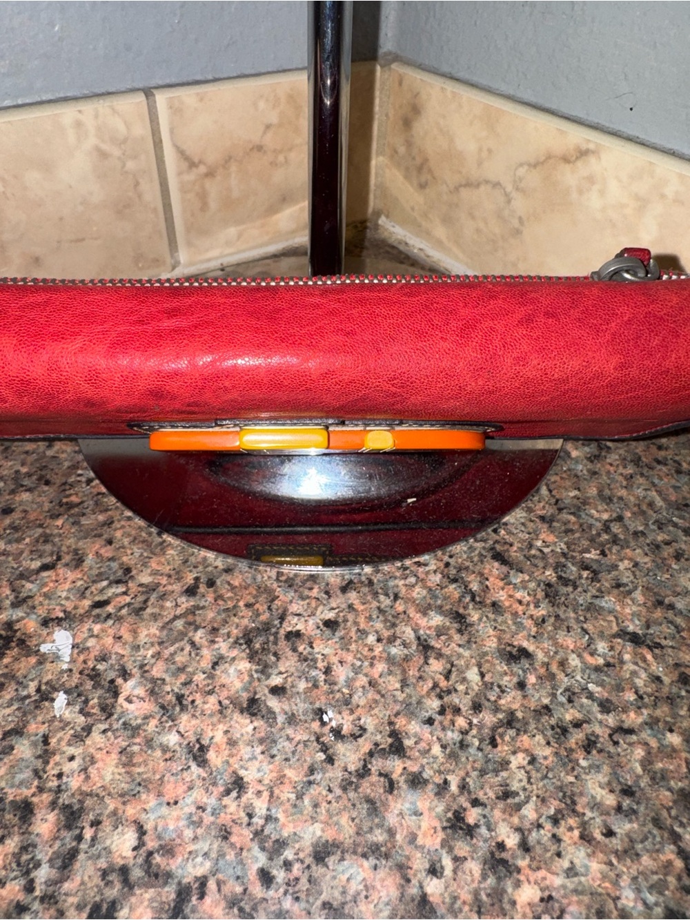 Miu Miu Vintage y2k Red Leather novelty Belt Buckle Wallet. - Picture 6 of 16
